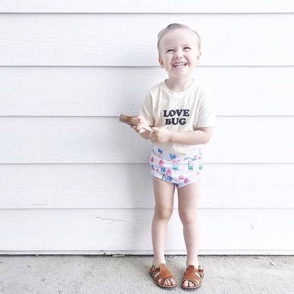 Love Bug Organic Kids Graphic T-Shirt Short Sleeve