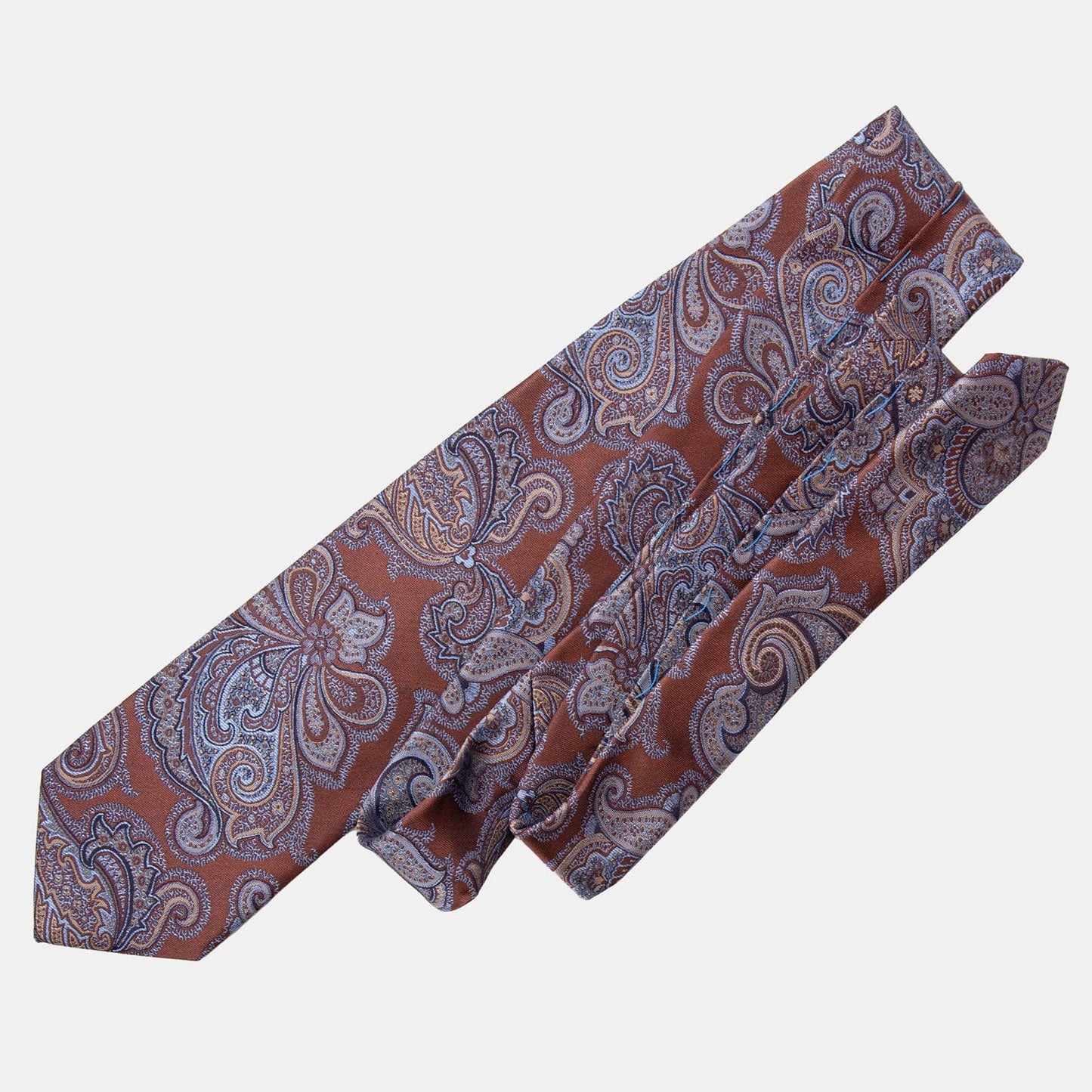 Cortina - Silk Jacquard Tie - Copper - Solstik