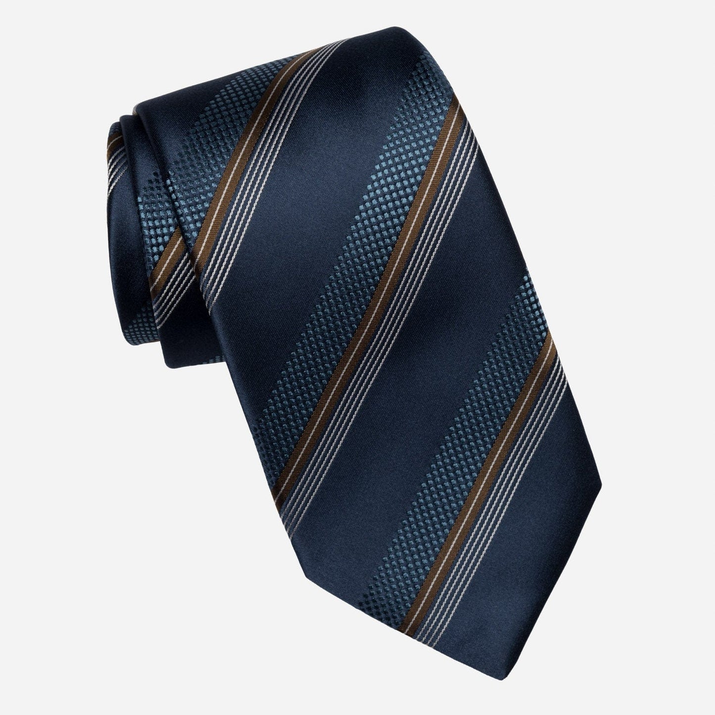 Corso - Silk Jacquard Tie - Petrol Blue - Solstik