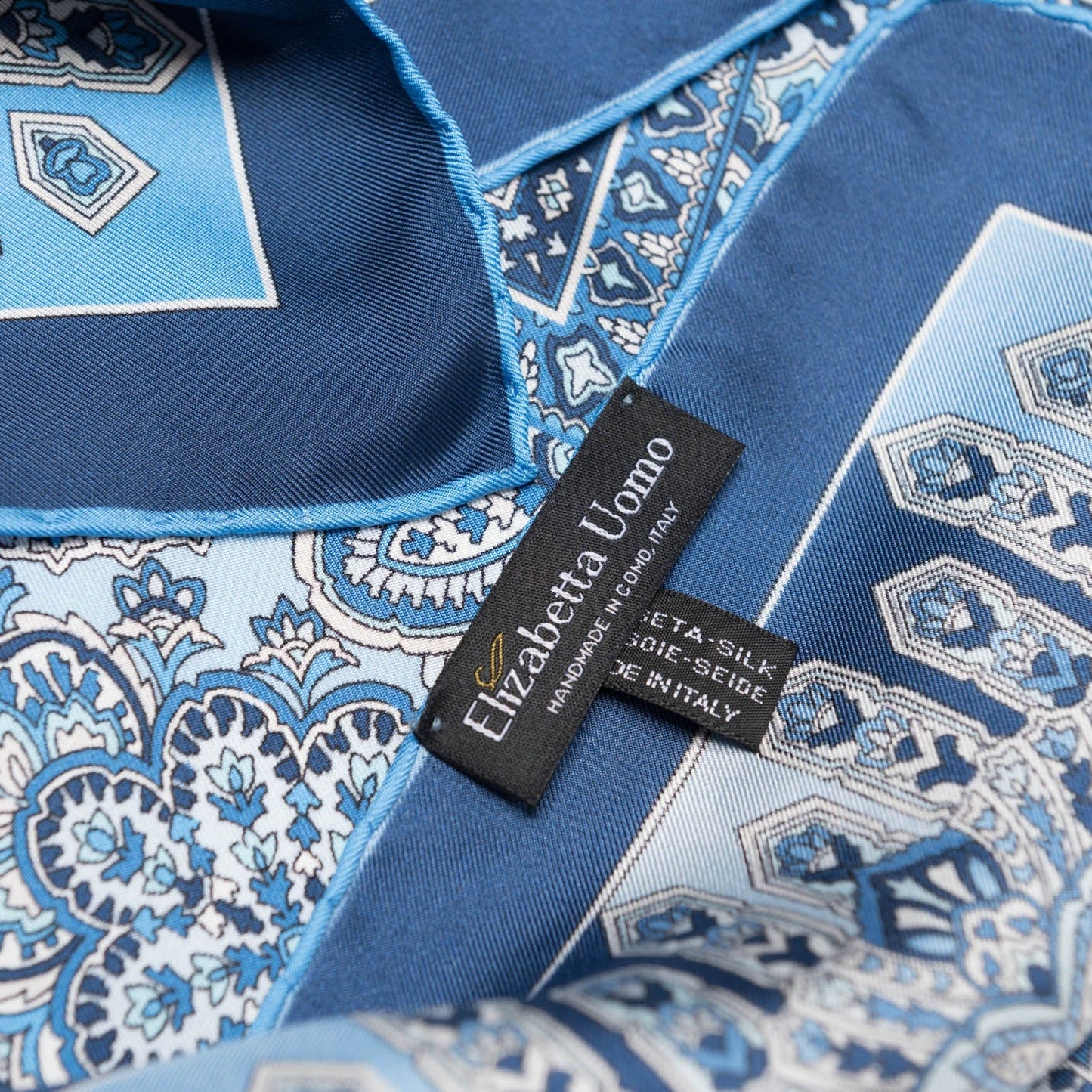 Messina - Silk Neckerchief - Azure - Solstik