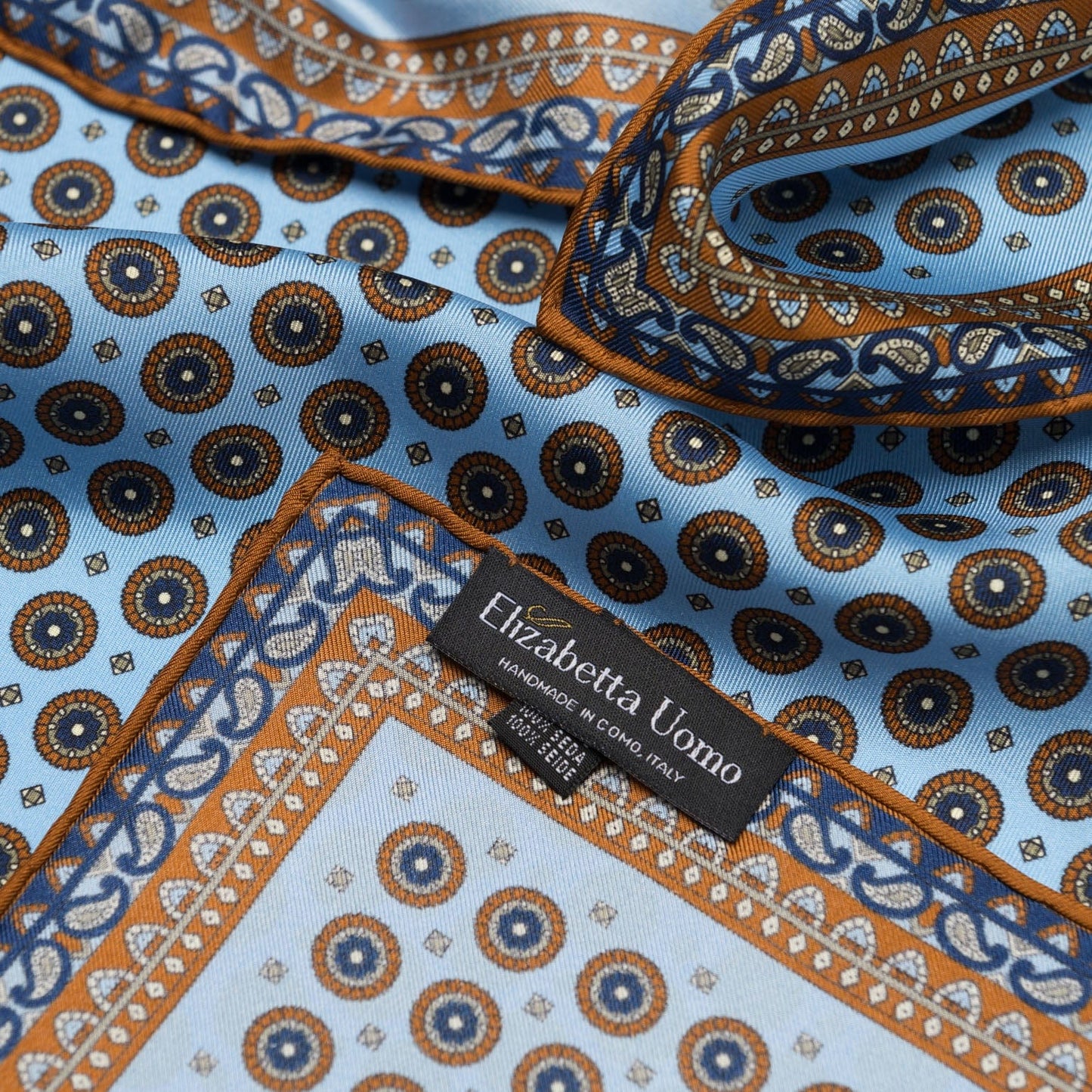 Toscana - Silk Neckerchief - Sky Blue - Solstik