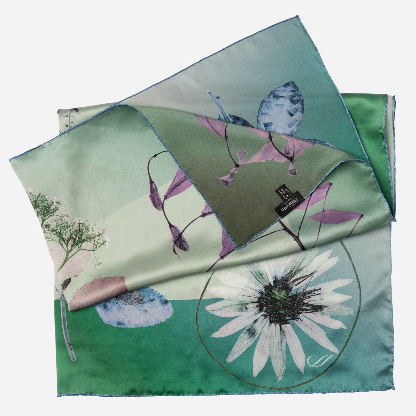 Cristina - Silk Foulard - Laurel Green - Solstik