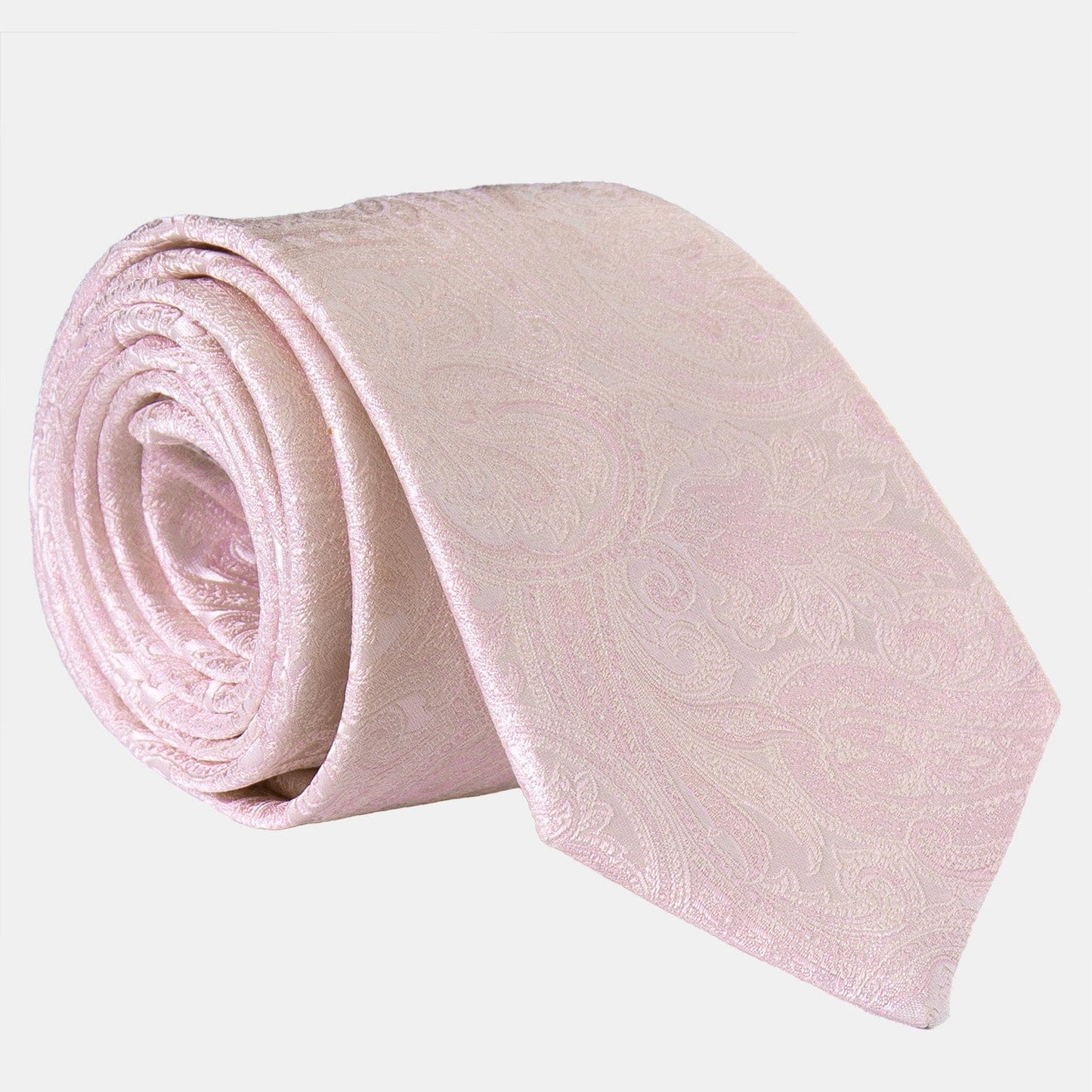 Montecarlo - Silk Jacquard Tie - Pink - Solstik