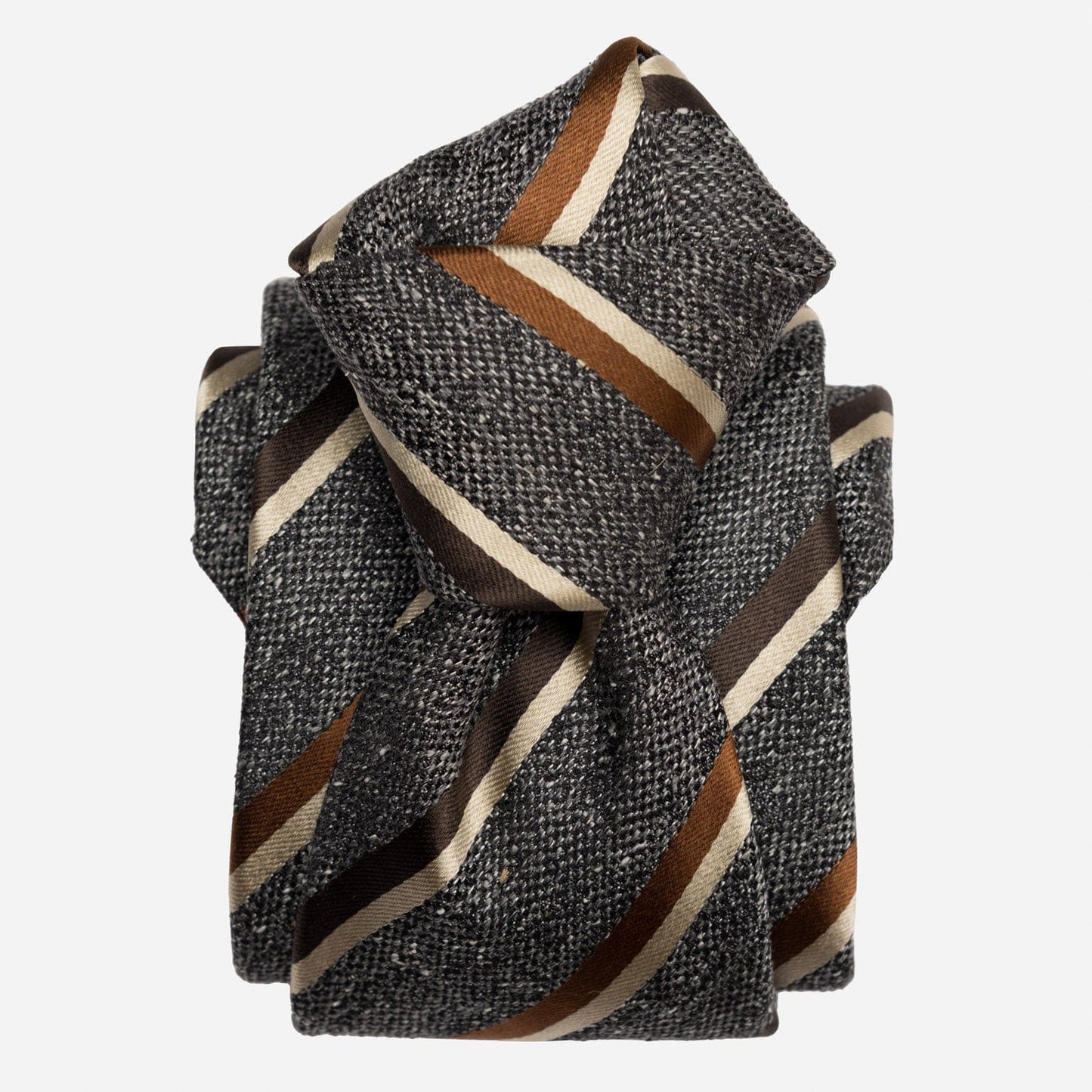 Velletri - Silk Jacquard Tie - Steel - Solstik
