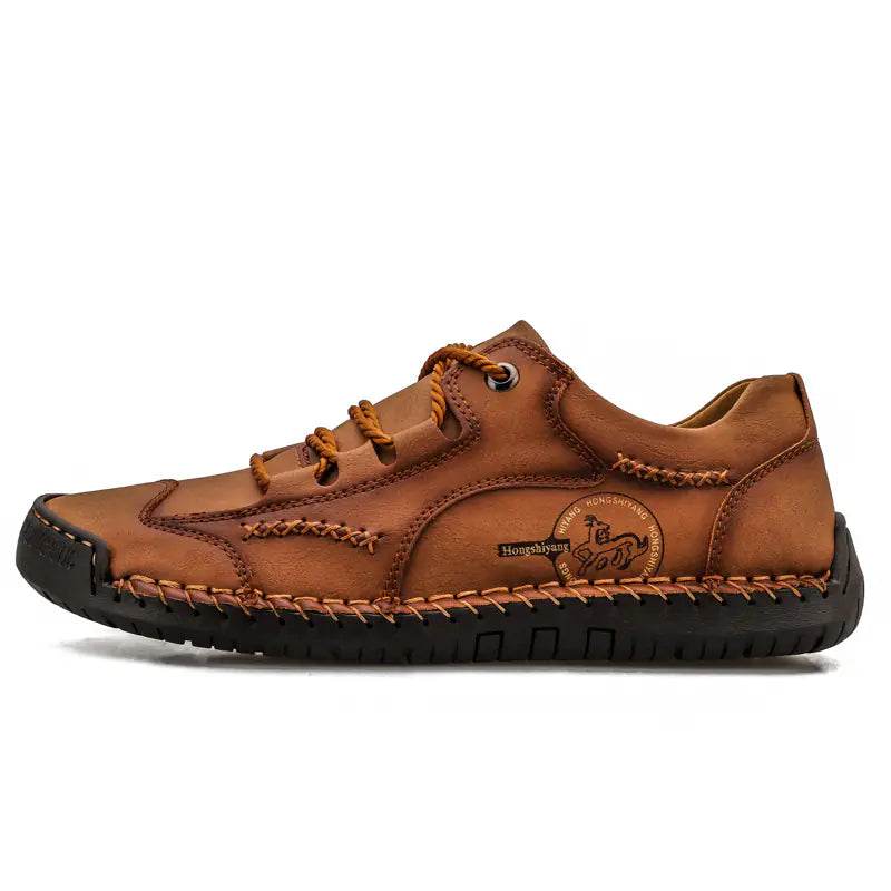Plus Size Men's Leather Business Casual Shoes 2024 - Solstik