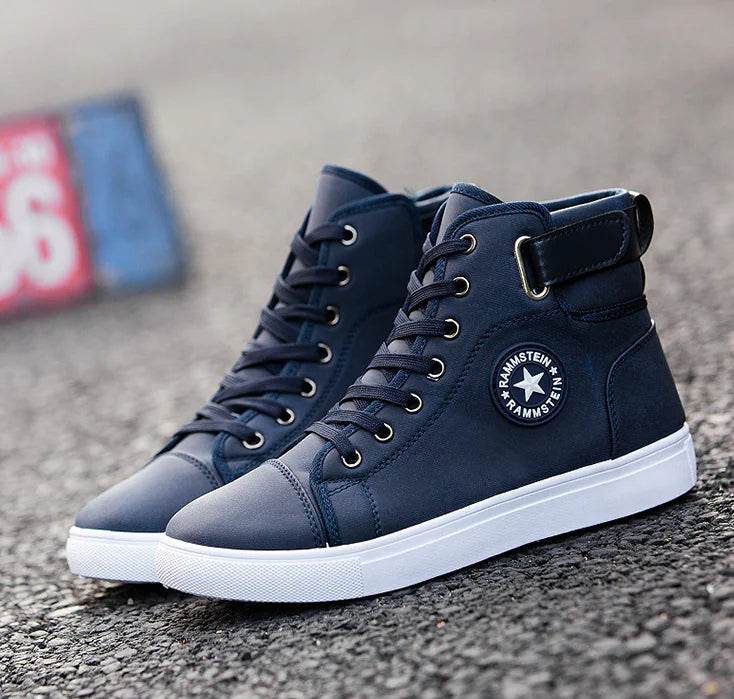 Urban High-Top Men's Sneakers - British Street Styles - Solstik