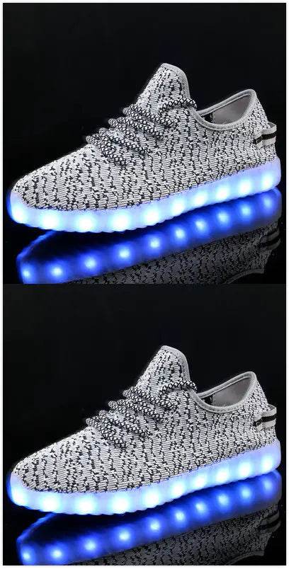 GlowStride LED Sneakers for All - Solstik