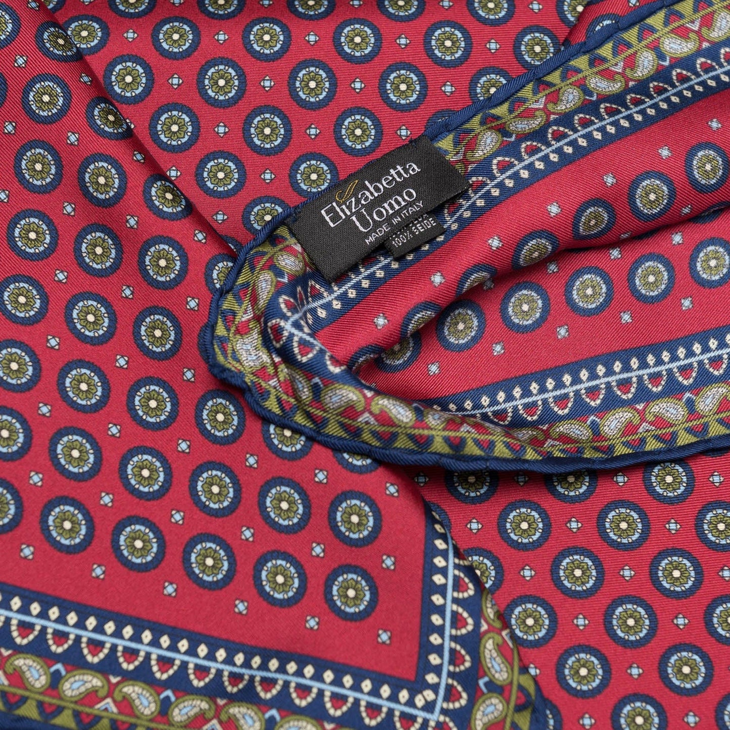 Toscana - Silk Neckerchief - Cranberry - Solstik