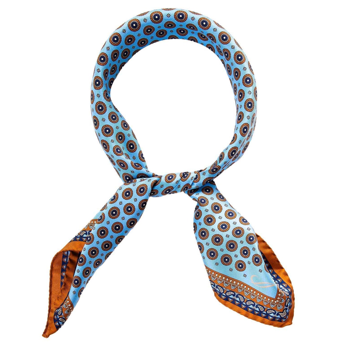 Toscana - Silk Neckerchief - Sky Blue - Solstik