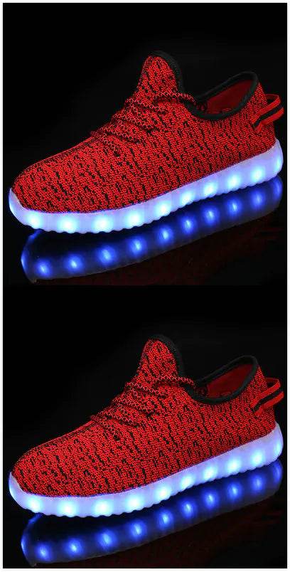 GlowStride LED Sneakers for All - Solstik