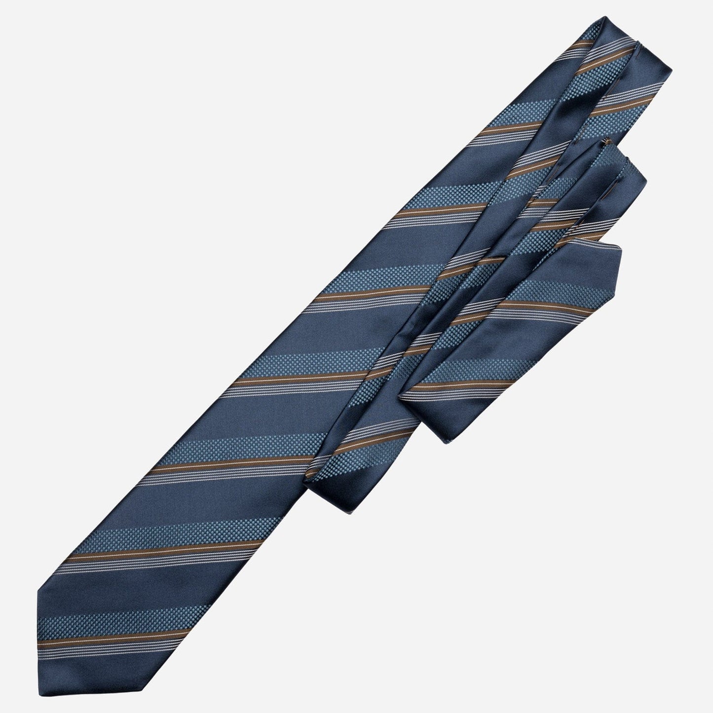 Corso - Silk Jacquard Tie - Petrol Blue - Solstik