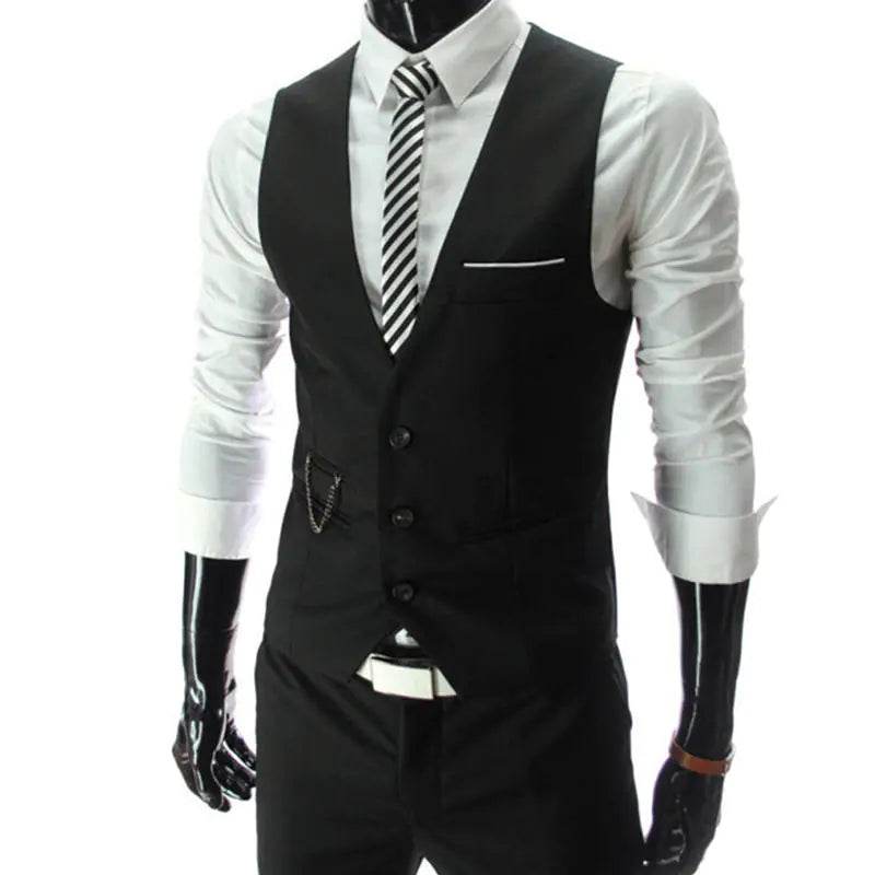 Men's Slim Fit Business Casual Vest - Solstik