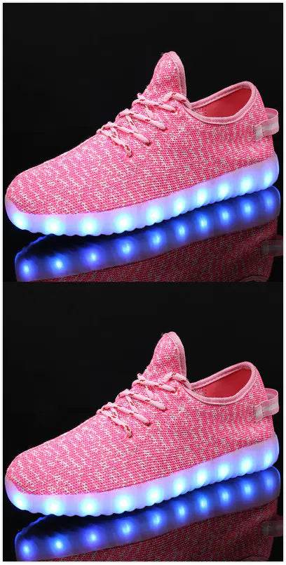 GlowStride LED Sneakers for All - Solstik