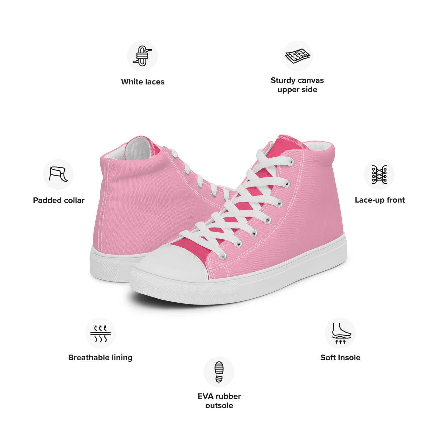 Women’s high top canvas shoes - Solstik #