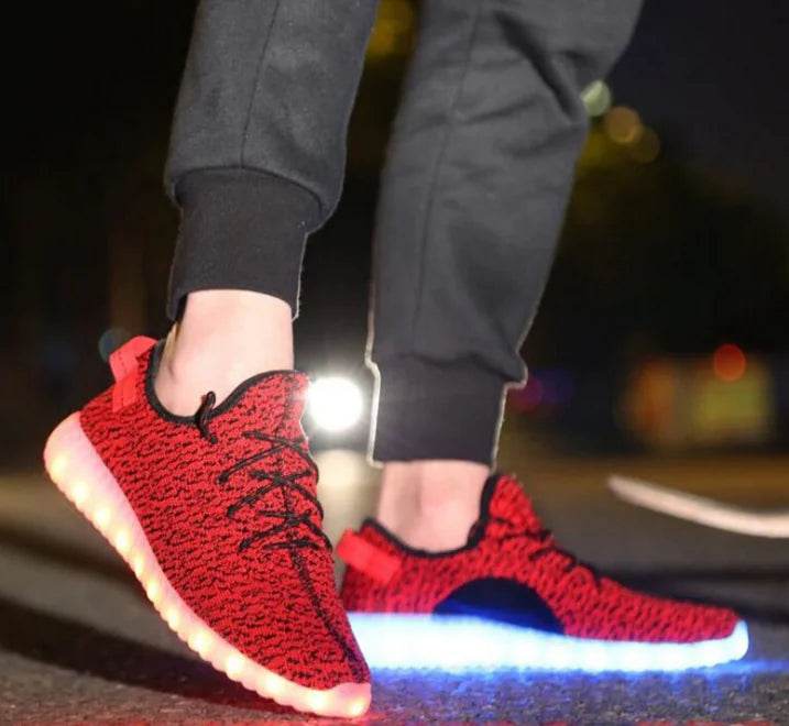 GlowStride LED Sneakers for All - Solstik