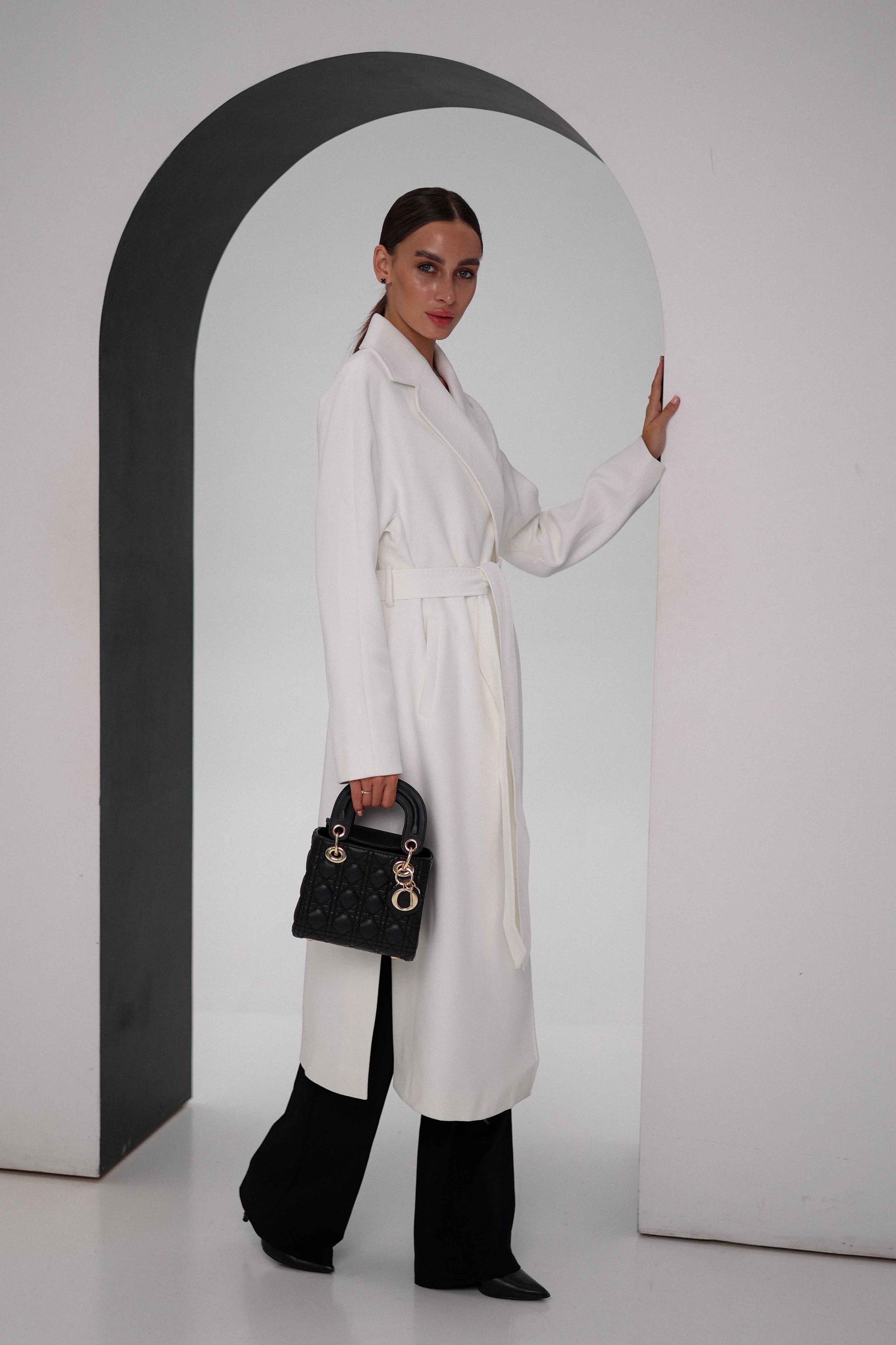 Cambridge Comfort Wraparound Wool Cashmere Coat