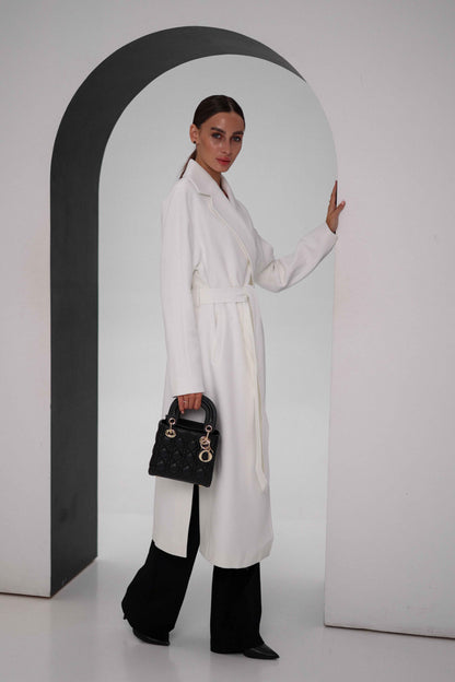 Cambridge Comfort Wraparound Wool Cashmere Coat
