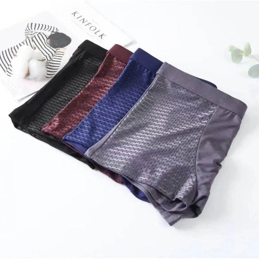 Men's Ice Silk Boxer Briefs - Solstik
