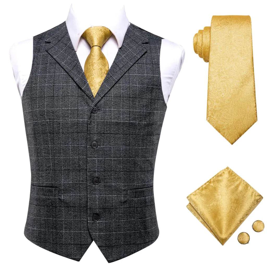 Classic Silk Business Vest for Men - Solstik