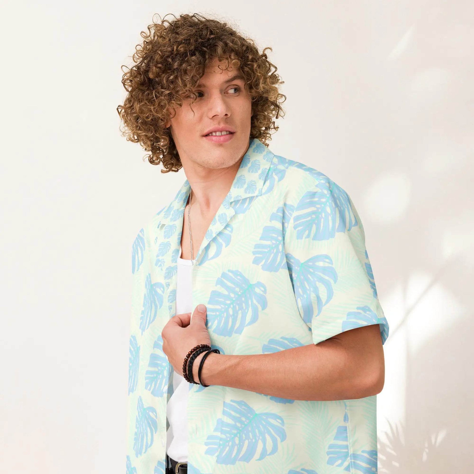 Vintage Hawaii Floral button down camp shirt - Solstik