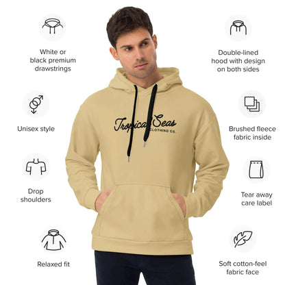 Beige Tropical Seas Hoodie - Solstik