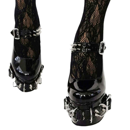 European And American Goths Rivet Y2g Hot Girl Water Platform Thick High Heel Large Size Women's Shoes