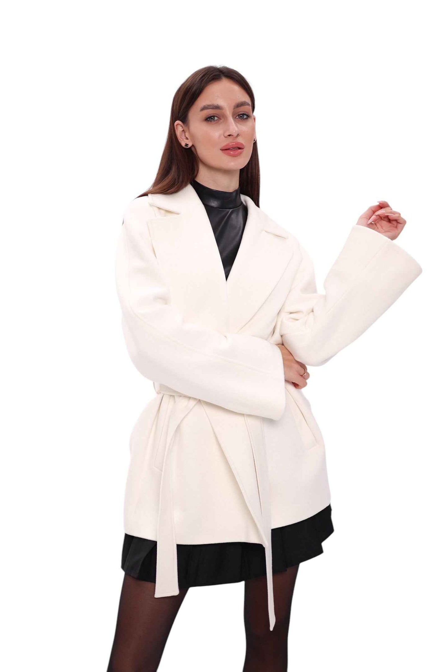 Astoria Midi Cashmere Wool Blend Coat