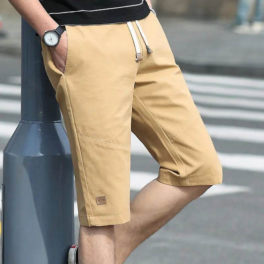 Casual Cotton Loose-Fit Five-Point Sports Pants - Solstik