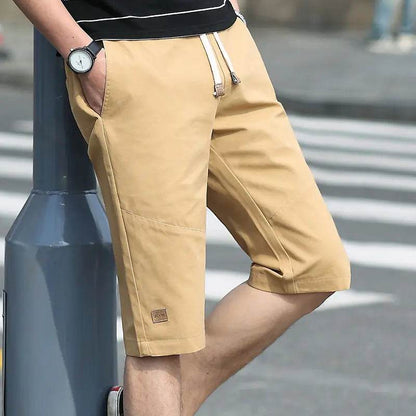 Casual Cotton Loose-Fit Five-Point Sports Pants - Solstik