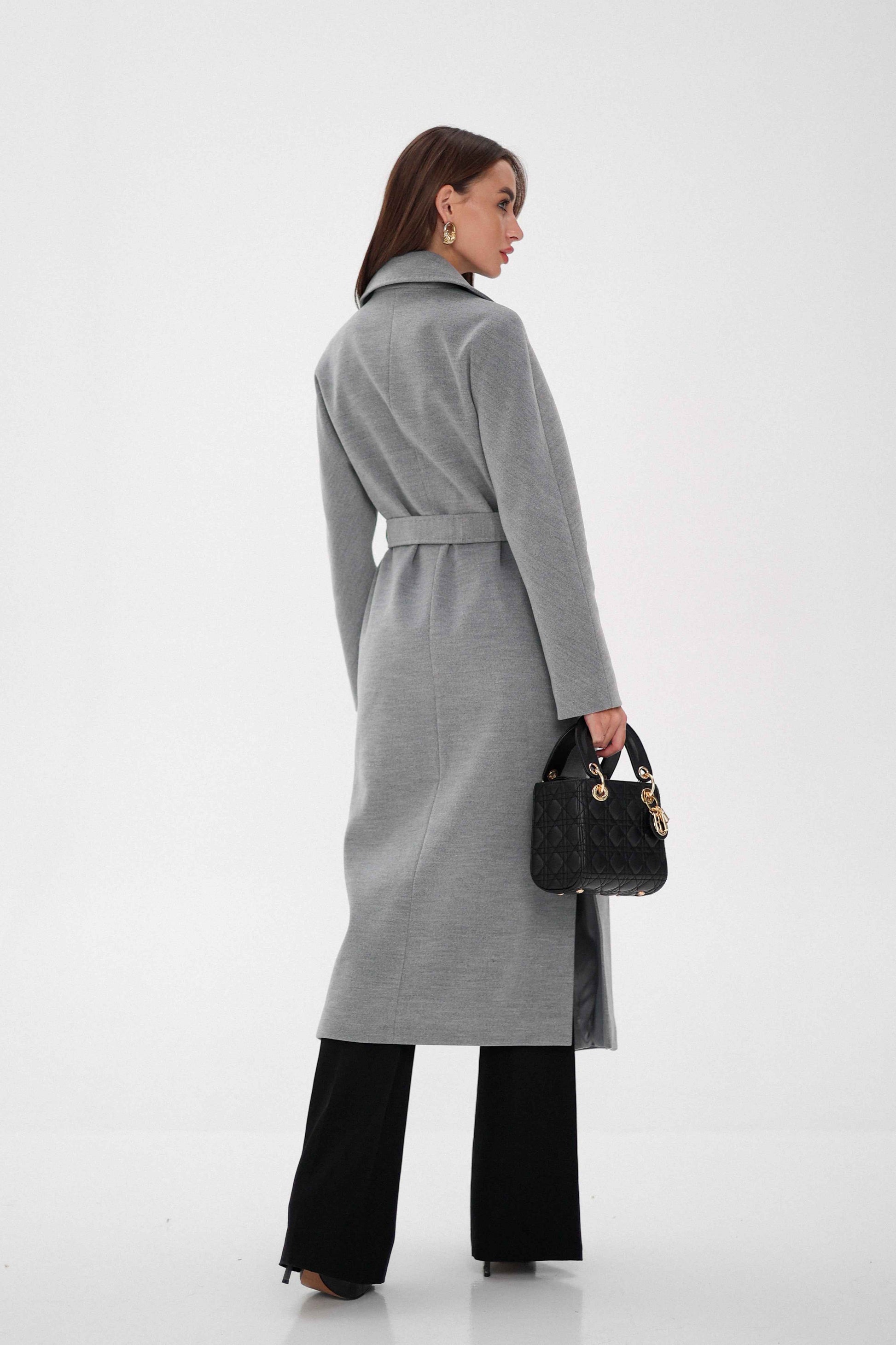 Cambridge Comfort Wraparound Wool Cashmere Coat