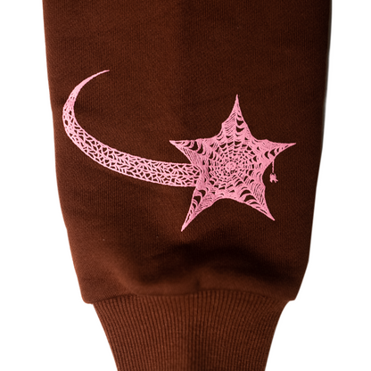 BL WEBSTAR FULL ZIP HOODIE (BROWN/PINK)