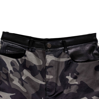 BL MUDCAMO FLARED LEATHER PANT