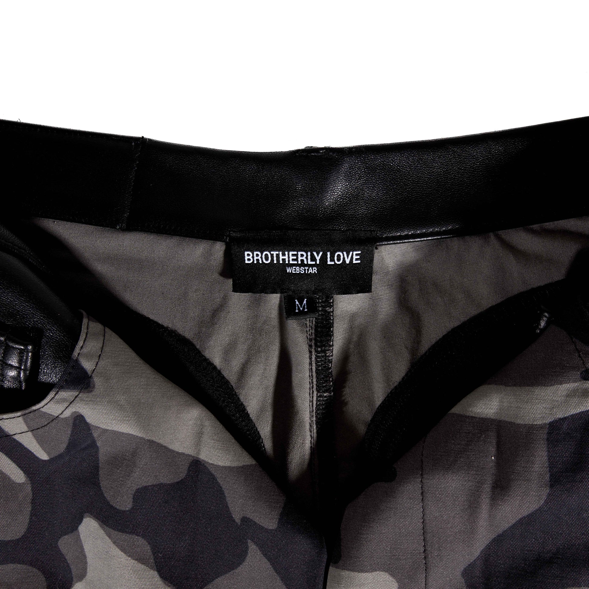 BL MUDCAMO FLARED LEATHER PANT