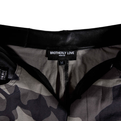 BL MUDCAMO FLARED LEATHER PANT