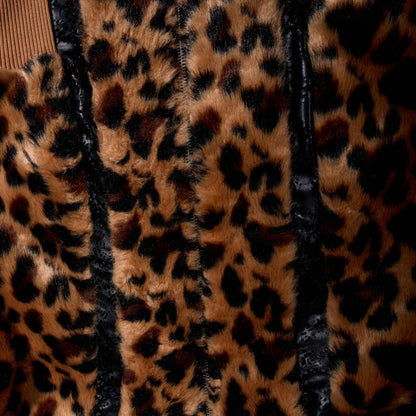 BL CROPPED LYNX WEBCUT LEATHER ZIPUP