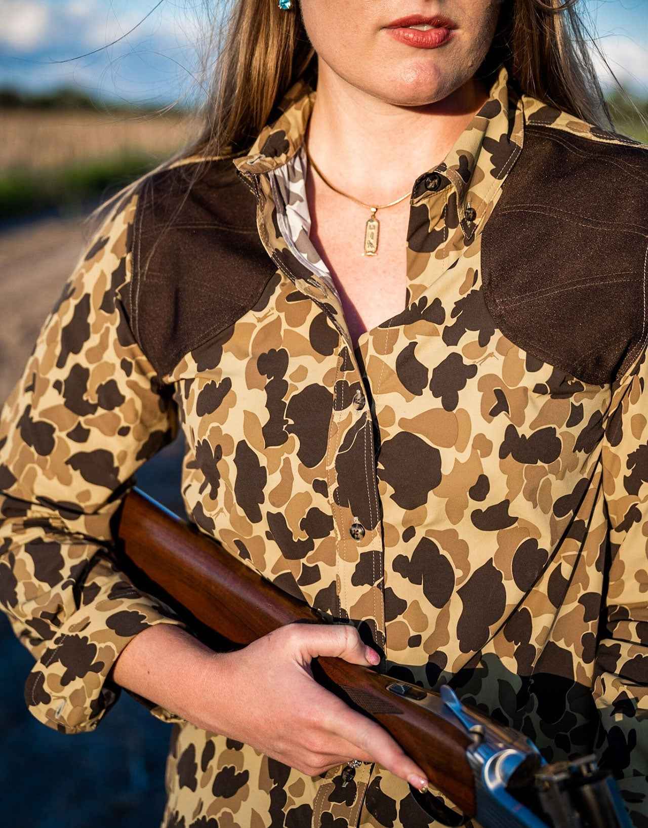 Active+ Joan Field Shirt in Original Camo