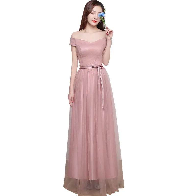 2018 New Style Bridesmaid Dress - Long One-Shoulder - Solstik