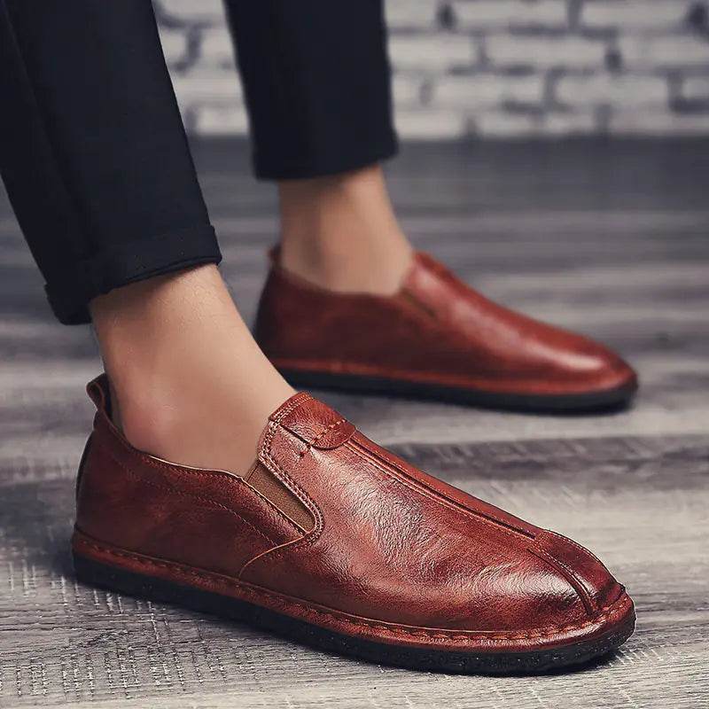 Stylish Spring Men's Slip-On Loafers for Casual Wear - Solstik