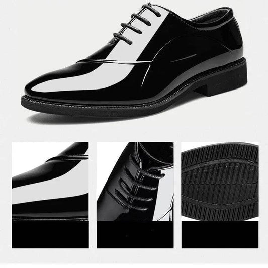 New Formal Large Men's Leather Shoes - Solstik