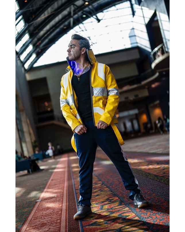 David Martinez Cyberpunk 2077 Jacket – LED & Vegan Leather