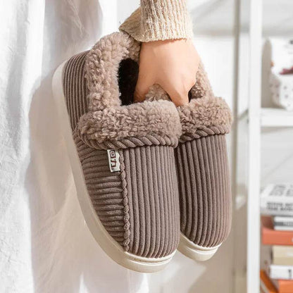 Women's Anti-Slip Cotton Slippers for Home Use - Solstik