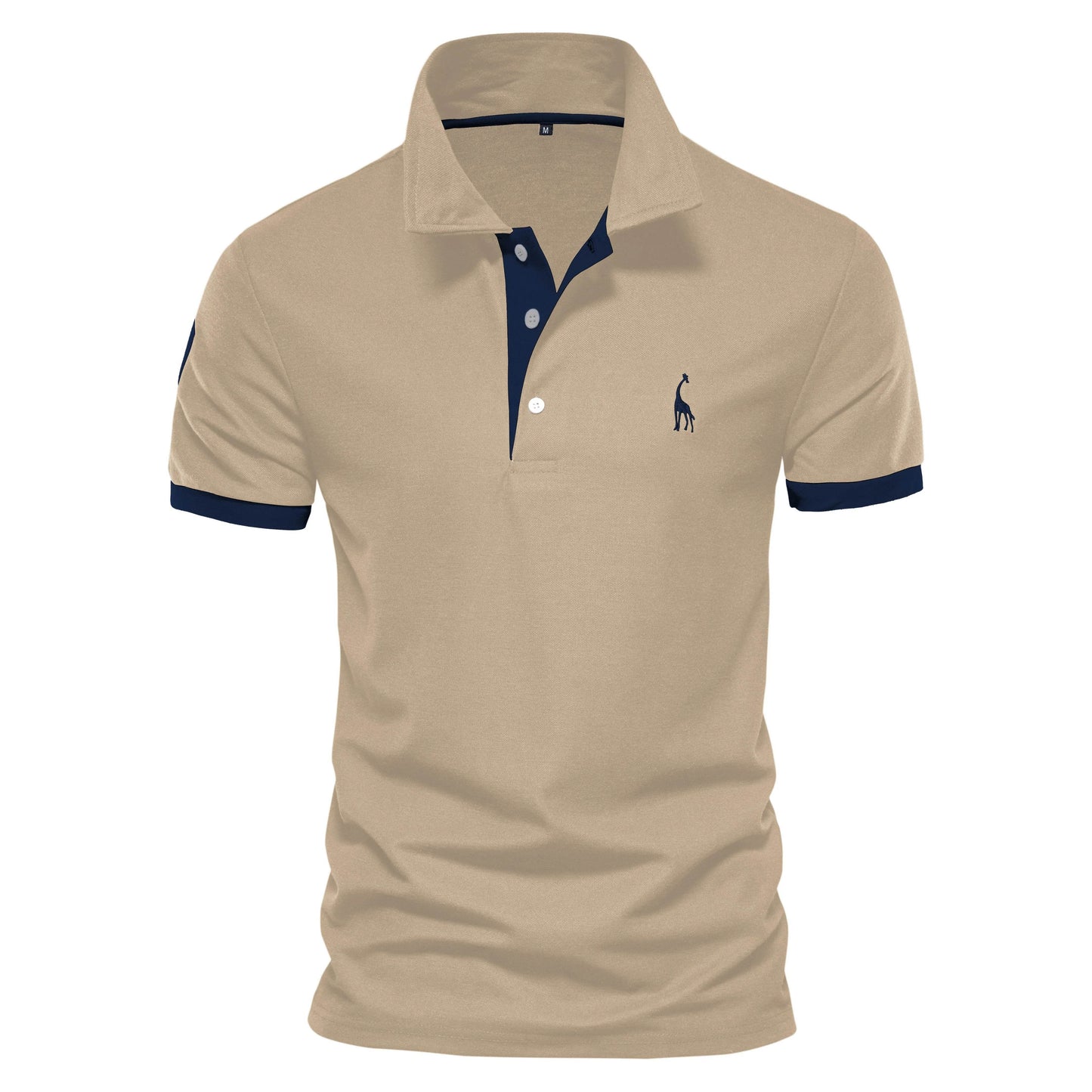 Giraffe Embroidered Polo Shirt - Solstik