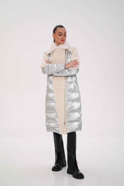 Kalgan Trim Down Long-line Coat