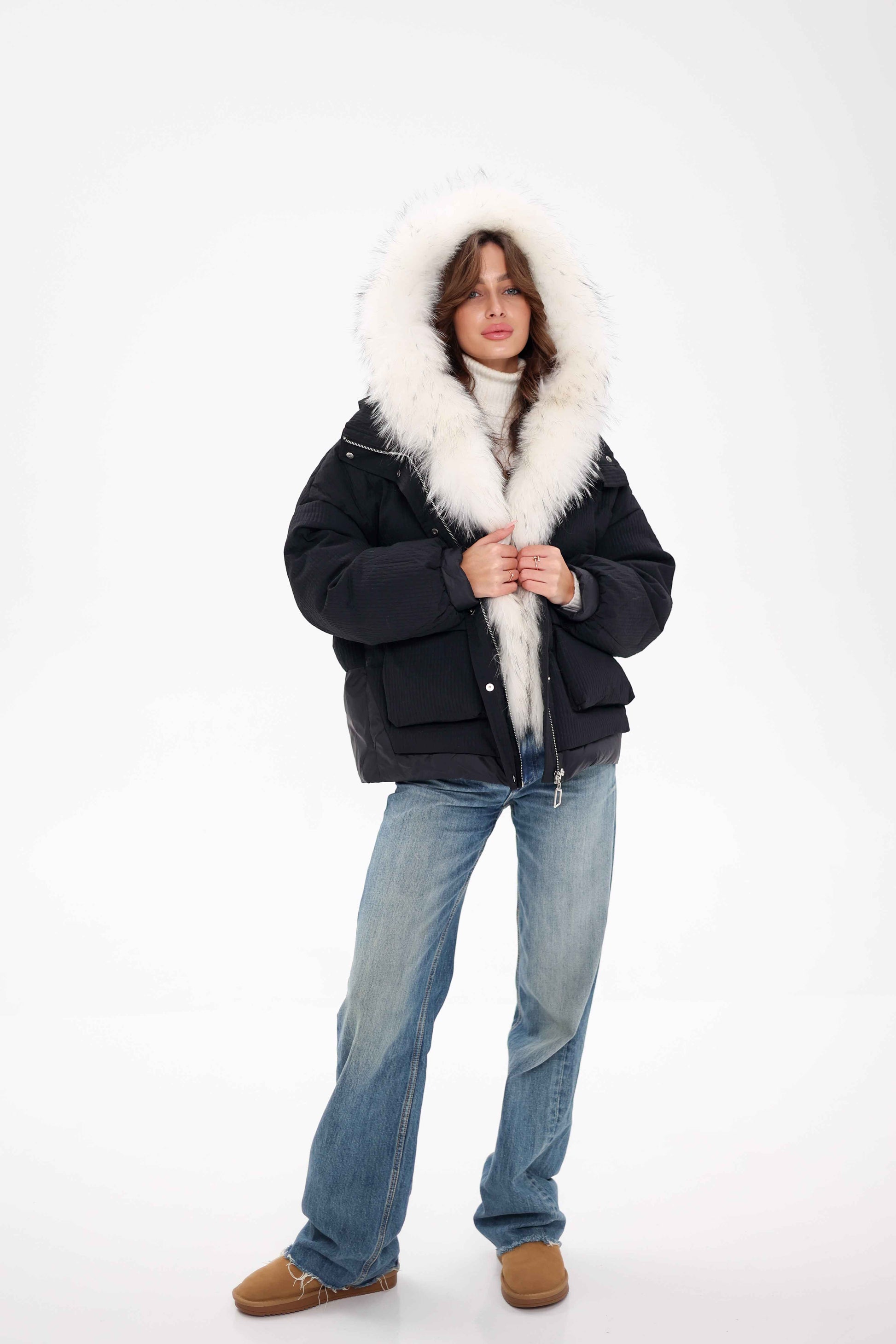 Genuine Fur Down Fill Parka