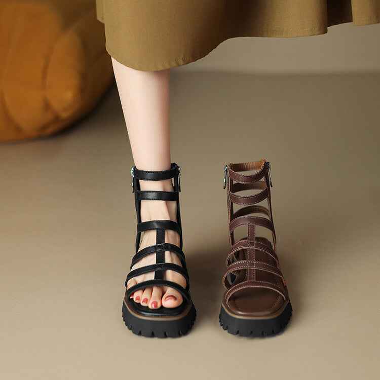 Retro Casual Platform Women's Sandals