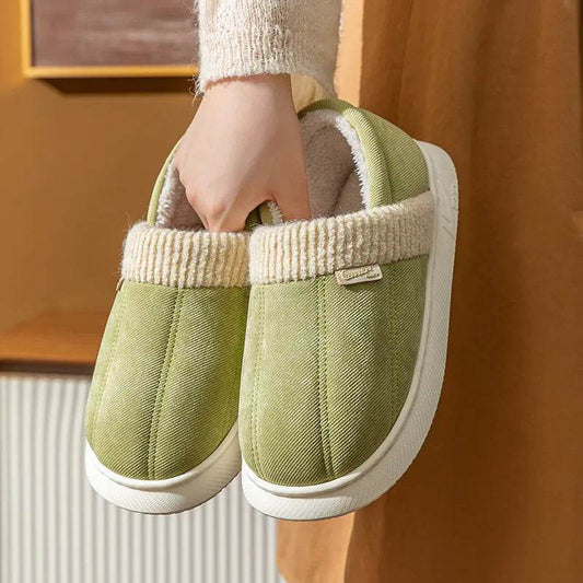 Women's Anti-Slip Cotton Slippers for Home Use - Solstik