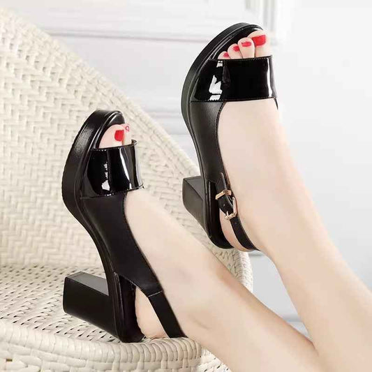 Korean Version New Summer Women's Anti Slip High-heeled Cool Mop