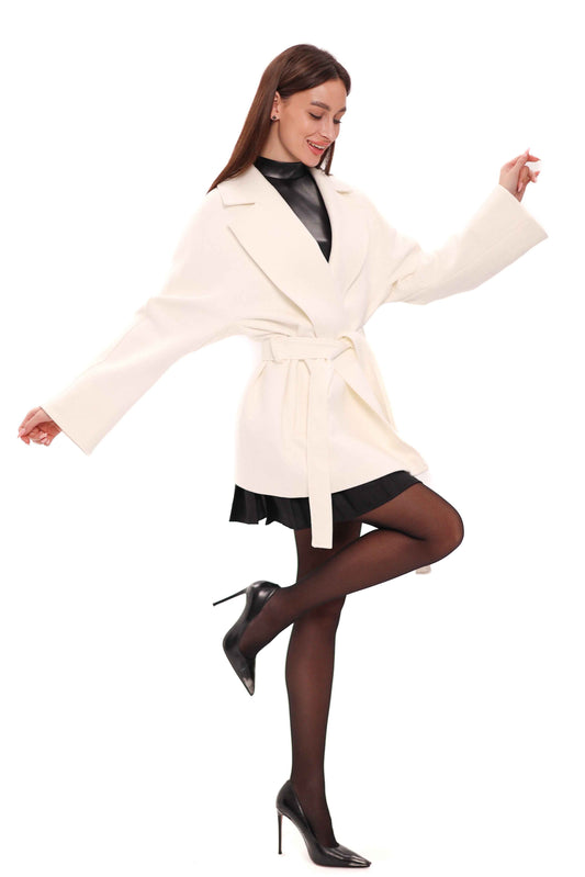 Astoria Midi Cashmere Wool Blend Coat