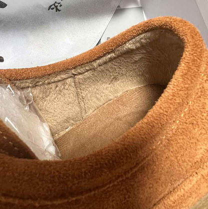 New Thickness Lace Up Casual Retro Authentic Leather British Style Women's Shoes