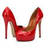 Anti-string Crossbody Plus Size Women's Low-cut High Heel Pumps